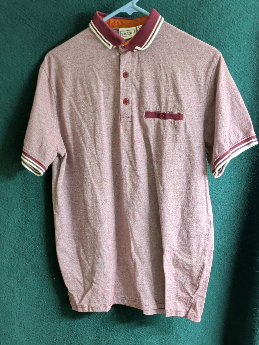 Smash Light Red Polo Shirt